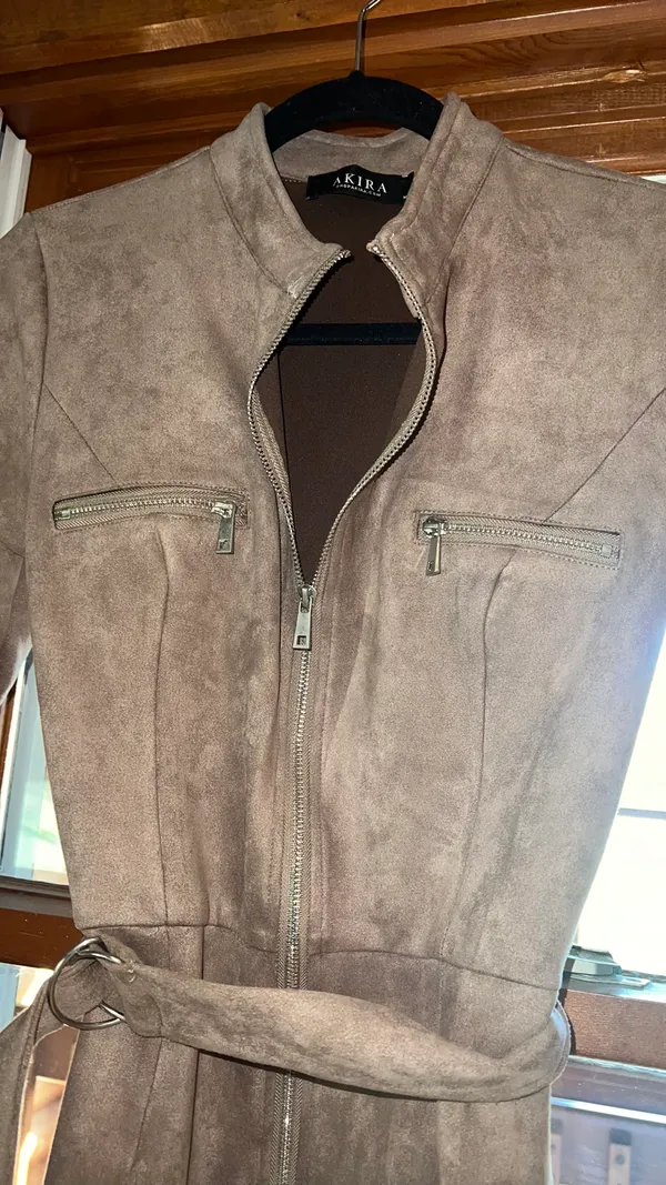 Akira Suede Jumpsuit - Image 3