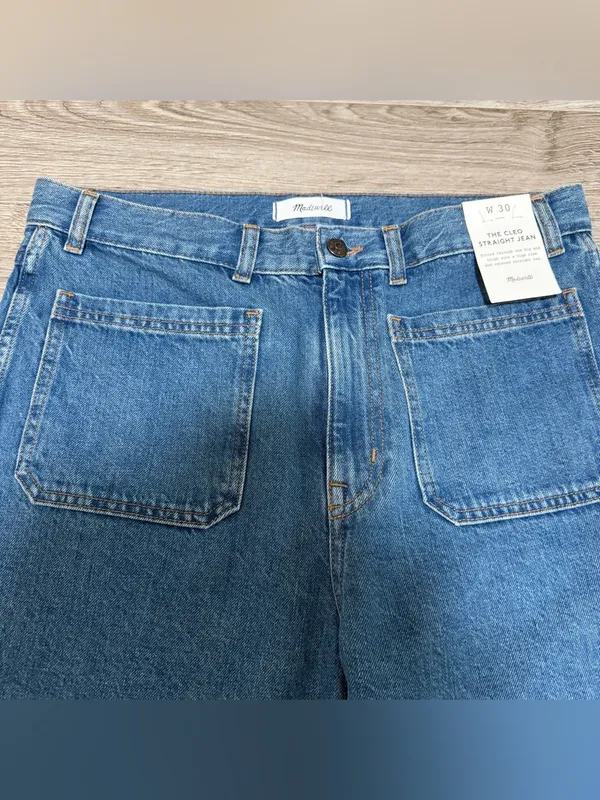 Madewell The Cleo Straight Jean Size 30 - Image 11