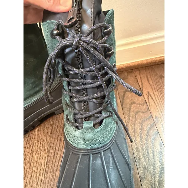 Hunter Skylar Waterproof Boot Green/black Women's Sz 7 $225 - Image 13