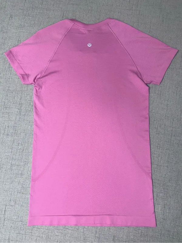 Lululemon Swiftly Tech Short Sleeve Shirt 2.0 Pink Blossom Size 6 - Image 8