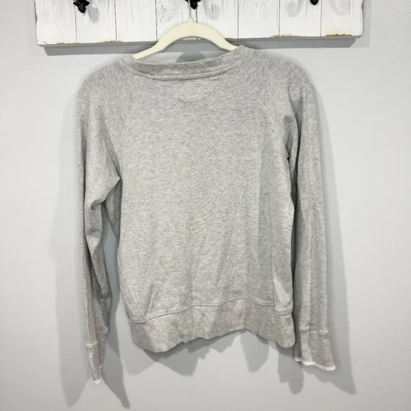 Faherty Legend Crew Sweater Light Heather Gray Size XS - Image 5