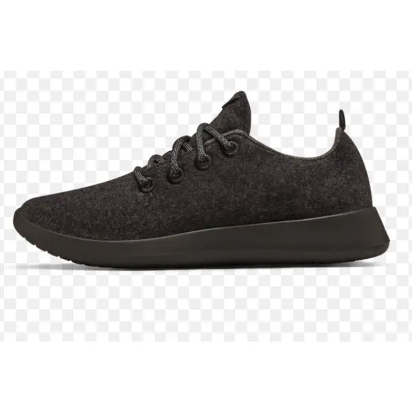AllBirds black on black classic wool running sneaker size 9 - Image 2
