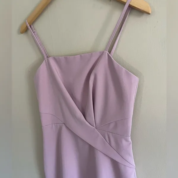 Superdown Revolve Mini Dress S Pink Ruched Bodycon Spaghetti Strap Going Out - Image 5