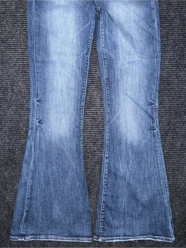 Buckle Black Fit No 75 Flare Leg Stretch Jeans Sz 27x32 BBW1556R Boho Western - Image 4