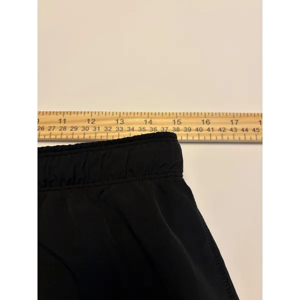 Nike Running Short Women Medium Black Dri-FIT Just Do It Waistband 3 Inch Inseam - Image 11