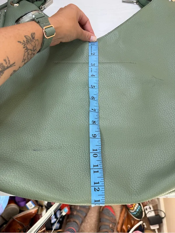 Montana West Slouchy Shoulder Bag Knotted Hobo Bag Green - Image 13