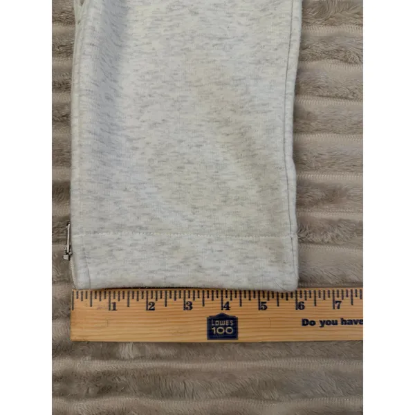 Athleta Jogger Pants Womens M Gray Sweatpants Zip Ankle Athleisure Lounge - Image 8