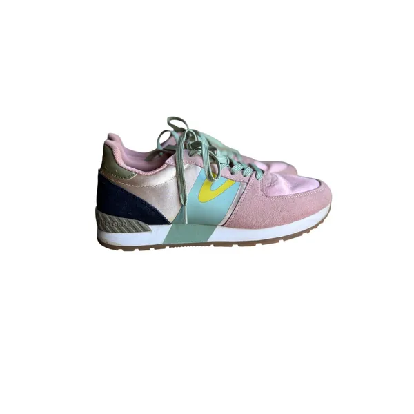 Tretorn Loyola Retro Sneakers Pink Sage Colorblock Women's 7.5 - Image 6