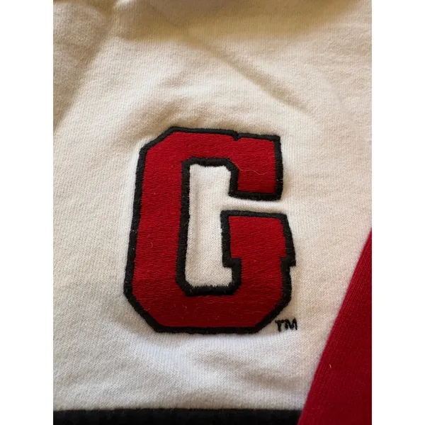 Tailgate Women's Colorblock‎ Quarter Zip UGA Sweatshirt Pullover Medium - Image 2