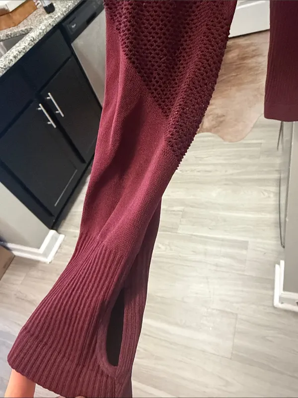 C California Burgundy Athletic Full-Zip Jacket - Medium athleisure - Image 3