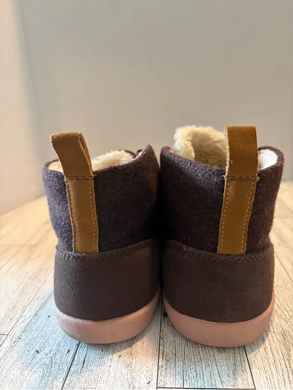Lands End Womens All Season Bootie Slippers Rich Coffee Heather Size 9B 532379 - Image 4