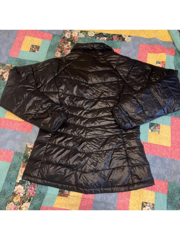Columbia Women's Small Black TurboDown Omni-Heat Jacket Lightweight Insulated - Image 2