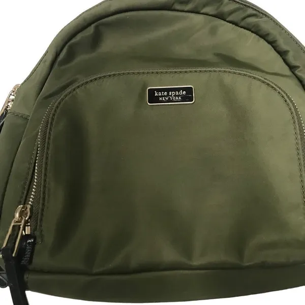 Kate Spade‎ New York Dawn sapling green nylon medium size backpack - Image 9