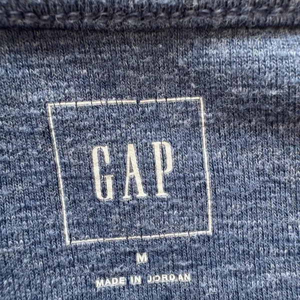 GAP Blue Fitted Sleeveless Tank Top - Image 2