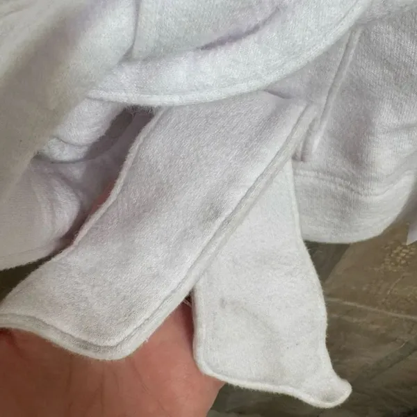 Stateside Women's White Hooded Soft Cotton Bath Robe Small NWT - Image 7