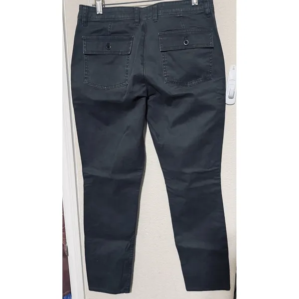 J.Crew Womens Gray Utility Patch Pocket Pants High Rise Slim Straight Size 8 - Image 5