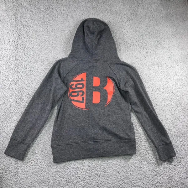 Buckle Vintage Y2k Hoodie‎ Women XL Gray Graphic Retro Grunge Skater 90s Streetwear - Image 2