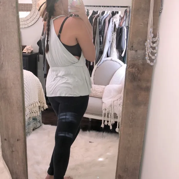 We the Free size medium light blue sexy boho top - Image 2