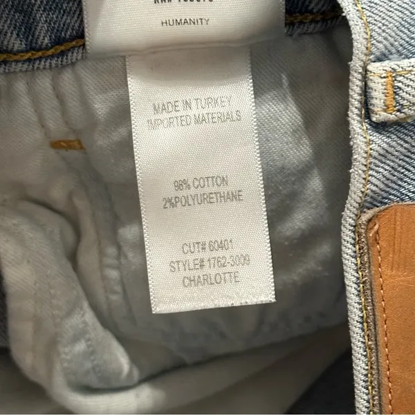 Citizens of Humanity Women’s Size 27 Light Blue Wash Charlotte Cropped Jeans - Image 8