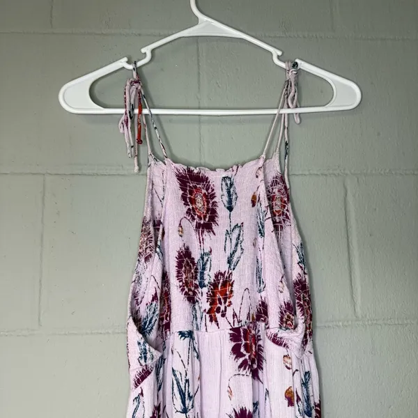 Free People Intimately Garden Party Floral Maxi Dress in Purple Women’s Sz Small - Image 8