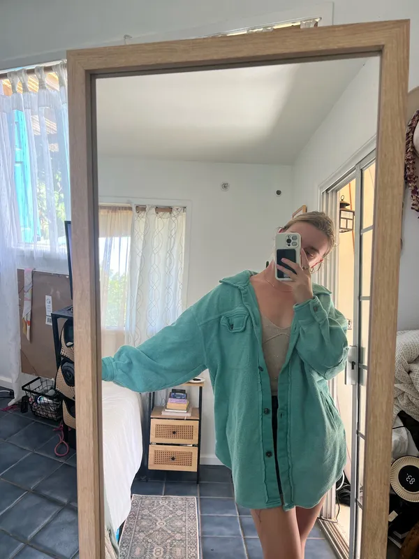 Free People Blue Jacket - Image 3