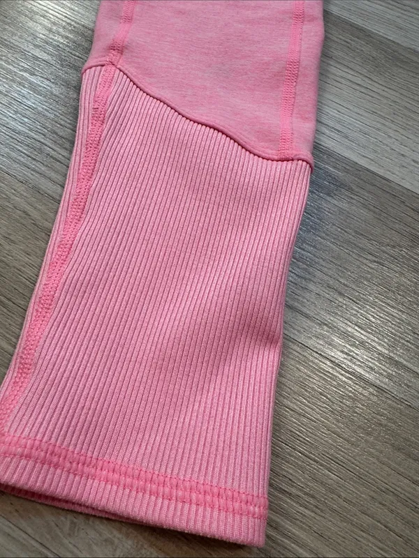 ALO Yoga Alosoft High-waist Lounge Pink Leggings size S - Image 9