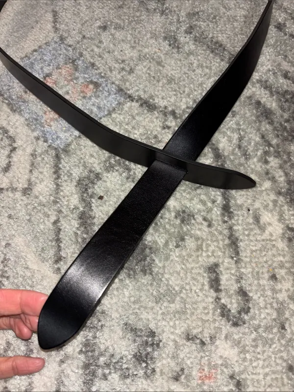 Isabel Marant Lecce Black Skinny Leather Tie Belt - Image 2