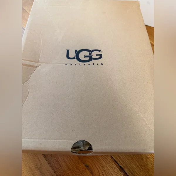 UGG Layna Women's Shearling Foldable Cuff Black Nubuck Boot 2-Wear Styles! 9 - Image 13