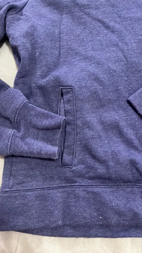 Furman University Quarter Zip Purple Size M - Image 2
