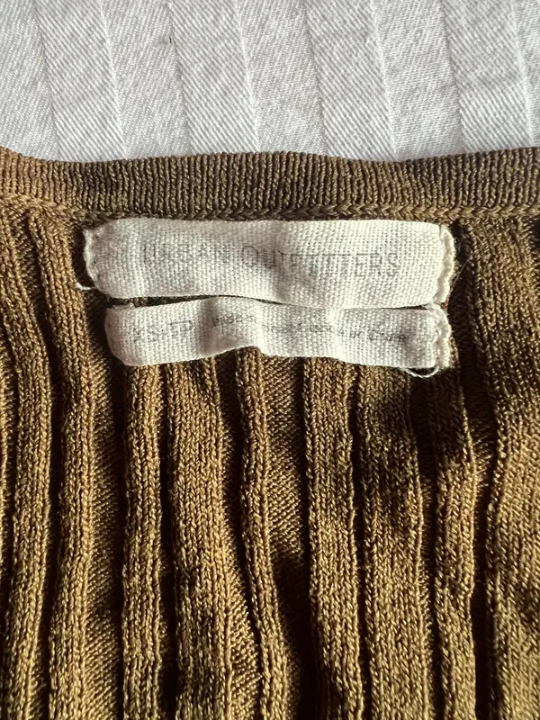 Urban Outfitters Olive Green Cardigan Cropped Sweater - Image 2
