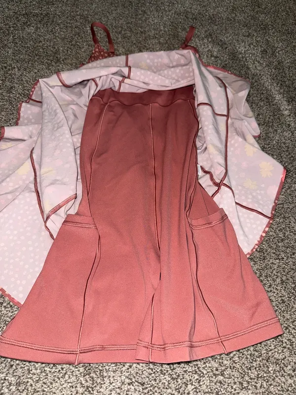 Offline by Aerie Floral Exercise Dress with Built-in Shorts - Image 2