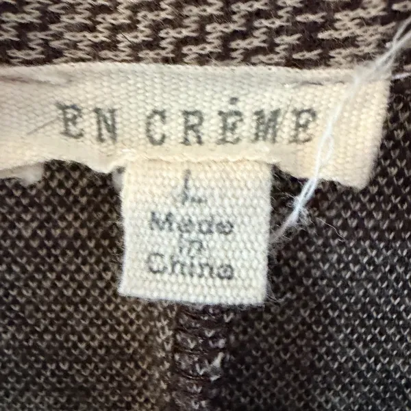 En crème long blazer size L soft‎ tan and brown - Image 4