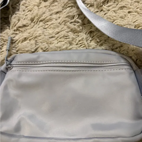 Stylish Gray/Blue Belt Bag Gray - Image 3