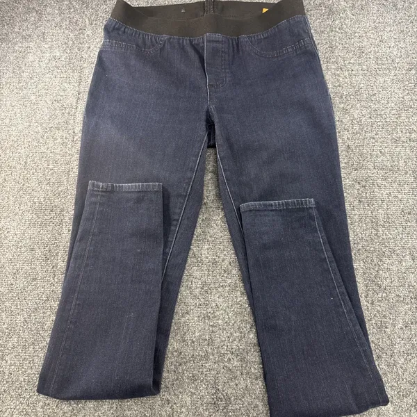 Tory Burch Denim Leggings Women’s 27 Dark Wash Pull-On Skinny Jeans EUC - Image 6