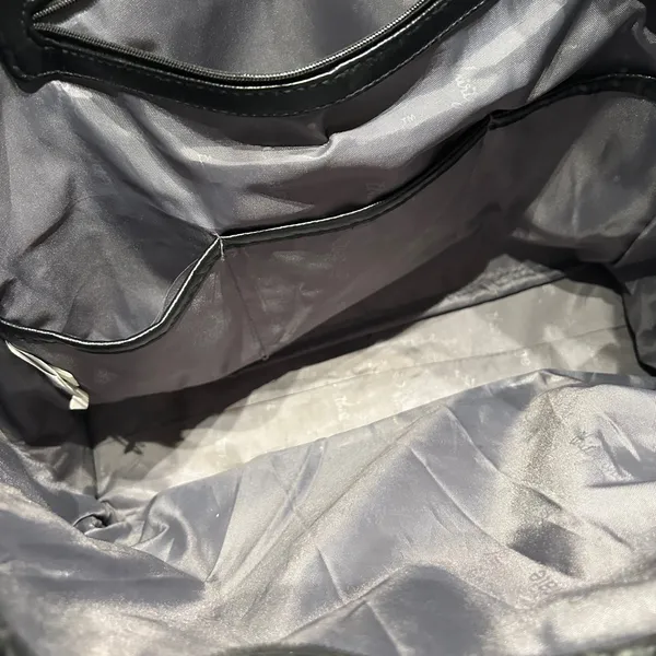 Thirty-One Gray and Black Houndstooth Tote Bag - Image 6
