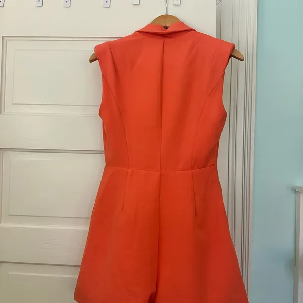 DO+BE Orange Sleeveless Sheath Mini Dress - Image 2