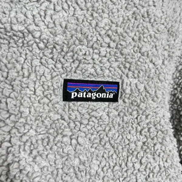 Patagonia Fleece Sherpa 1/4 Zip Pullover Top Gray Women’s Size XS - Image 4