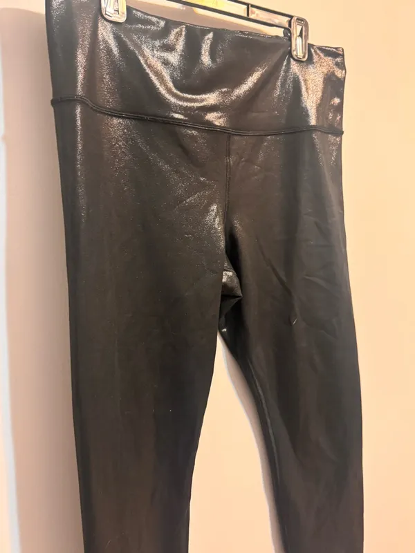 Athleta‎ Black Elation Shine Tight Leggings Women's XL - Image 5