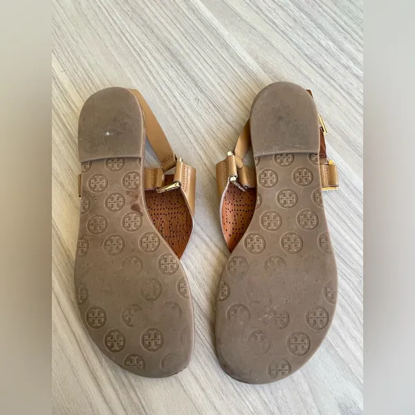 Tory Burch Tan Leather Sandals - Image 7