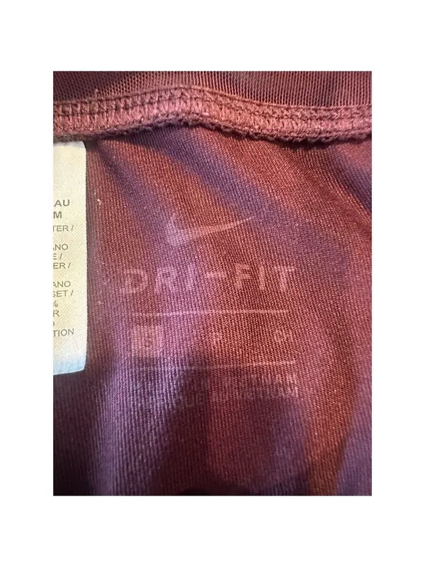 Nike Women's Dri-Fit Cropped Leggings Maroon / burgundy Size S Athletic Sports - Image 4