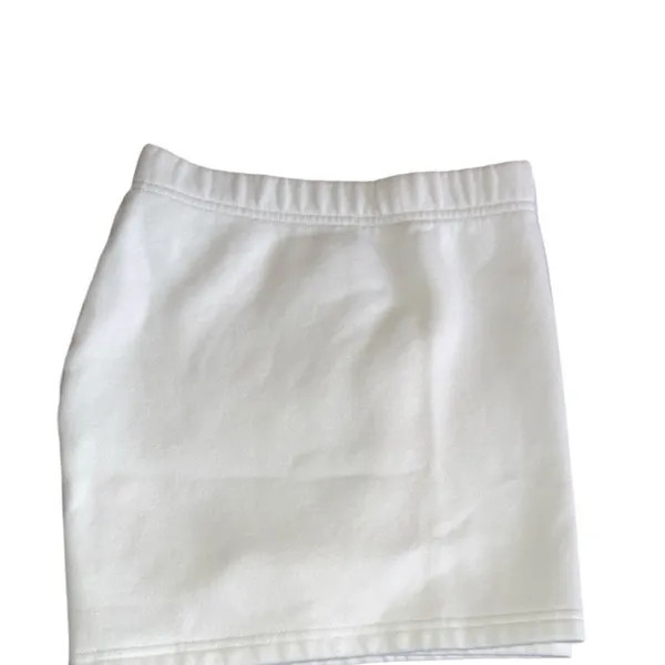 Aritzia TNA White Athletic Shorts with Elastic Waistband - Image 2