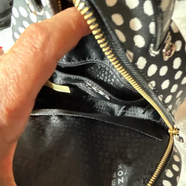 Kate Spade Laurel Way Printed Sammi Backpack Black Musical Dot - Image 7