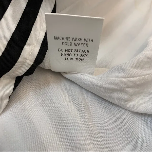 Olivaceous black white strapless ruffle dress smal - Image 7