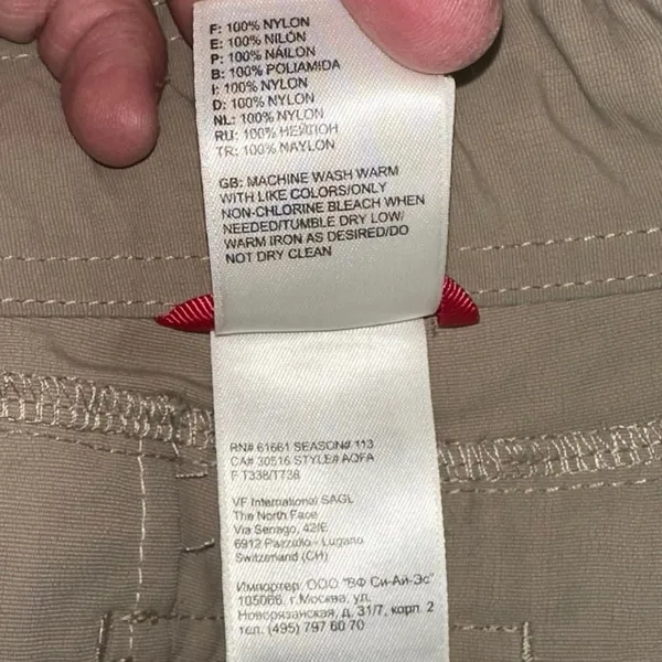 The‎ North Face Khaki Convertible Hiking Pants - Image 8