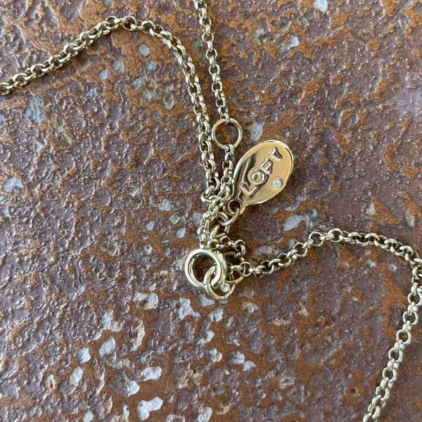 Loft Cluster Two Tone gold Pendant Necklace - Image 4