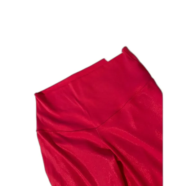 Aerie | Offline High Rise Hot Pink Glitter Long Bike Shorts Size Large NWT - Image 5
