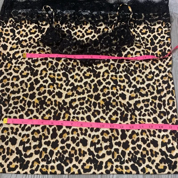 NWOT‎ Zara leopard lace camisole dress - Image 12
