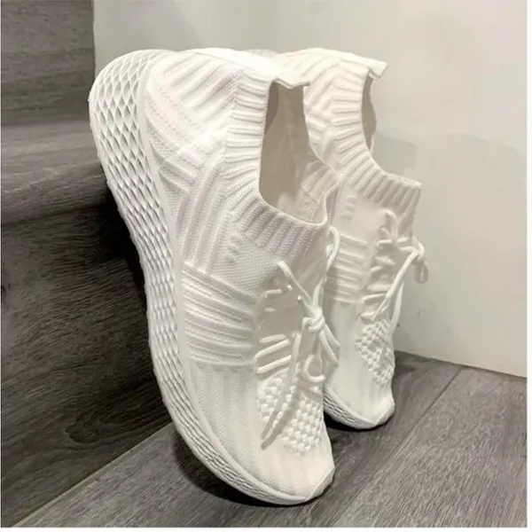 NWT Altar'd State Women’s Tuscan White Aero-Knit Trainers - Image 2