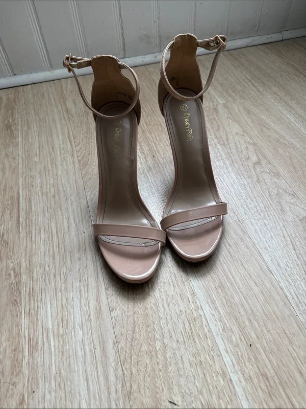Dream Paris Women’s Ankle Strap Stiletto High Heel Sandals Size 9.5 - Image 5