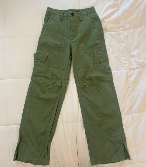 Green Cargo Pants Juniper Blu - Image 5